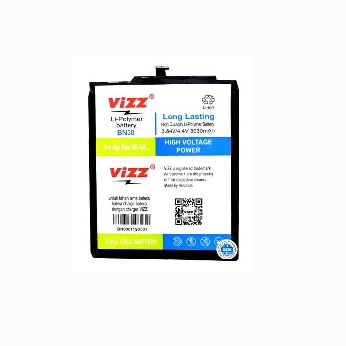 VIZZ Baterai XIAOMI Redmi 4A BN30 Mi4a Original BATRE