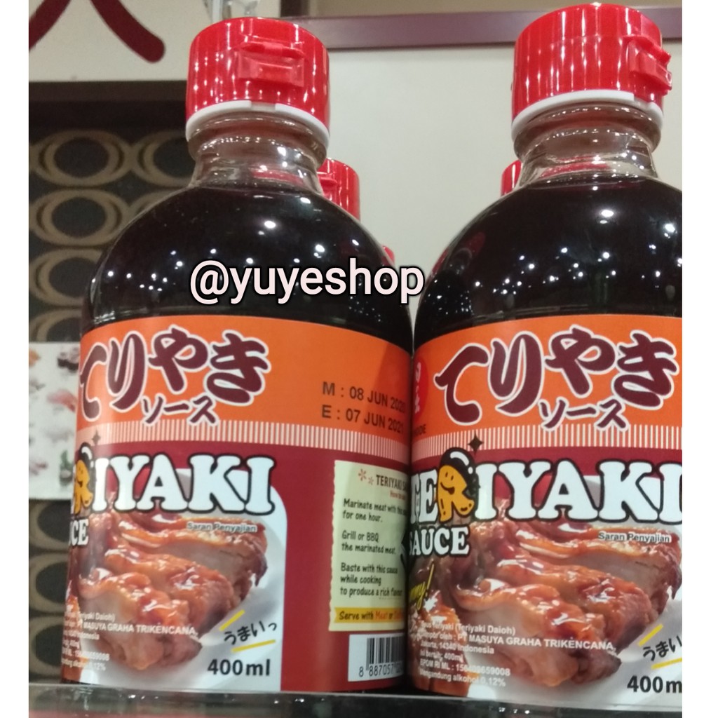 

Hinode Teriyaki Sauce 400ml - Saus Teriyaki Jepang