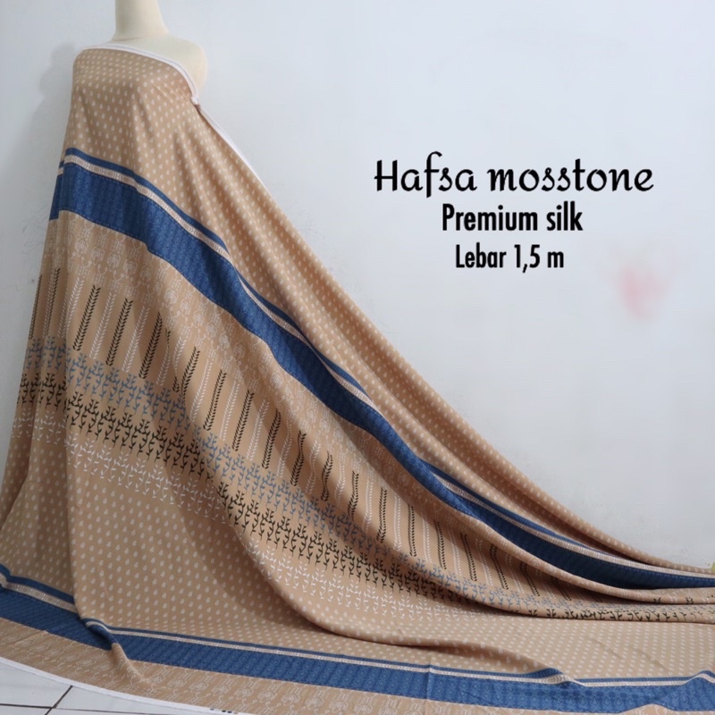 Hafsa series | kain premium silk | referensi tunik heavan light