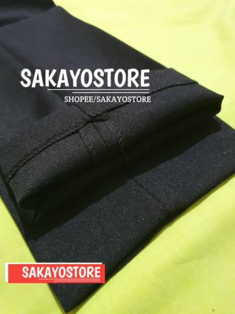 SAKAYO - Celana Kantor Formal Kerja Pria Slimfit Bahan Dasar Kain