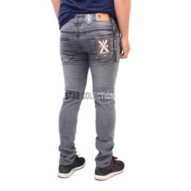 Celana jeans panjang pria skiny / slim fit original