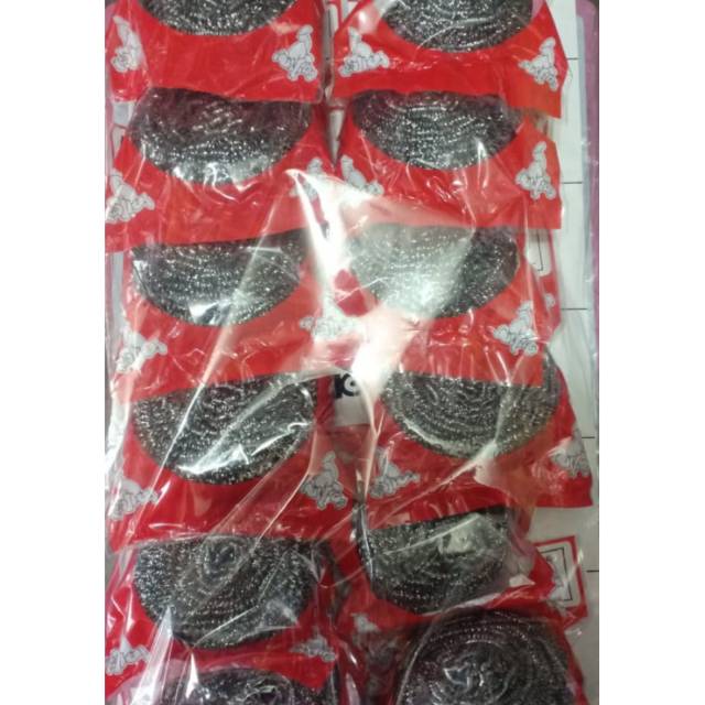 SABUT BAJA CUCI PIRING 40 GRM ISI 12