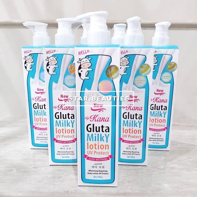 Gluta milky lotion my kana 100% original