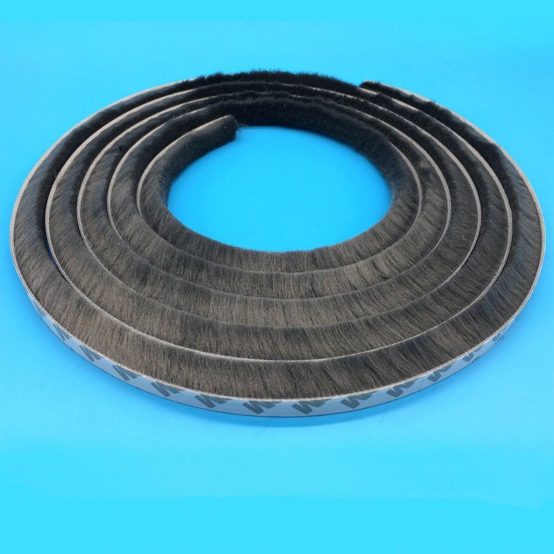 Lis Brush Strip Pintu Door Noise Insulation Rubber Dusting Tape KK-061