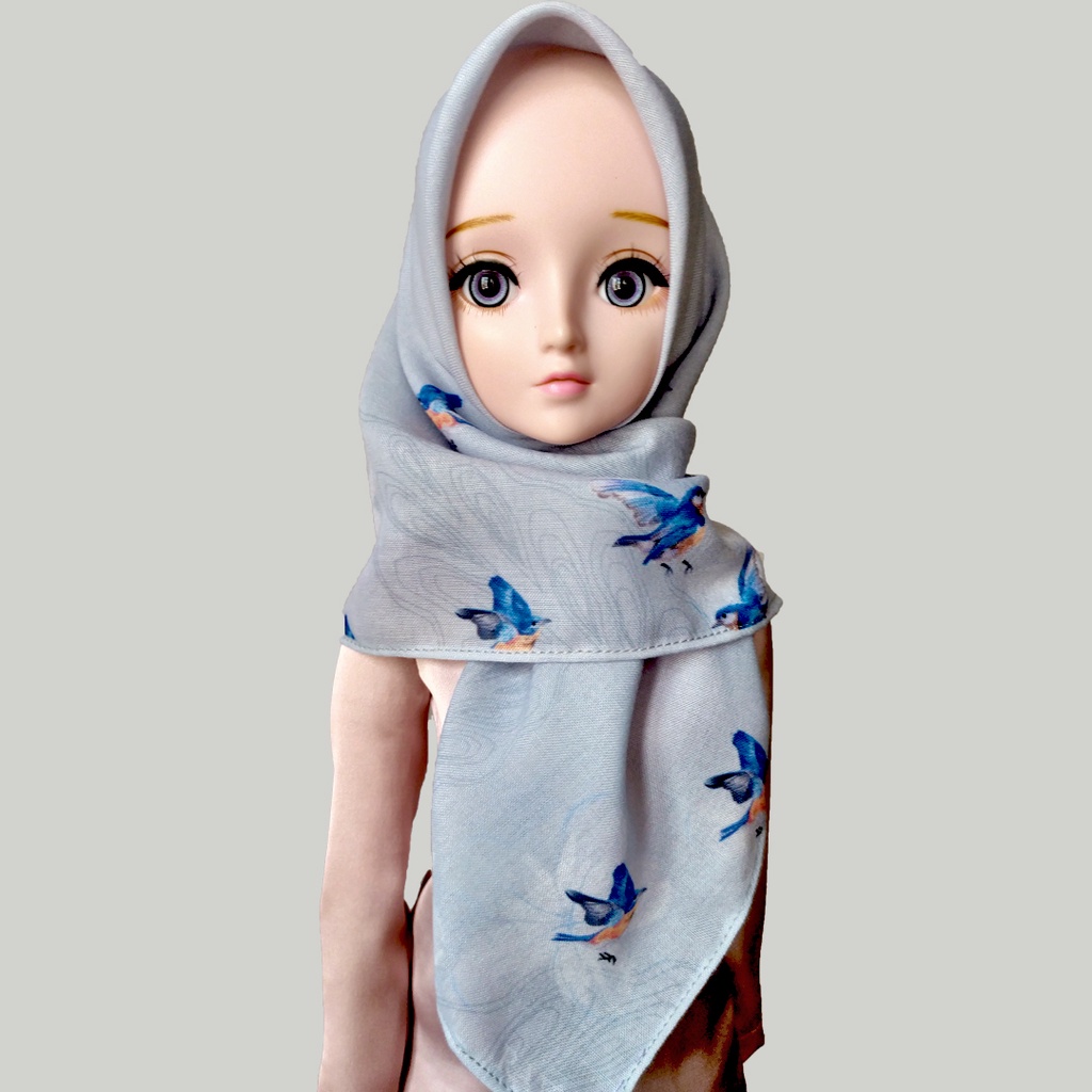 Hijab Bergo Print Barbie/BJD doll 60cm EXCLUSIVE DESIGN