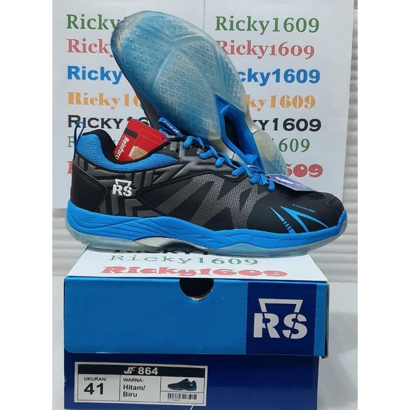 SEPATU BADMINTON RS JF 864 - XTRA CUSHION - ERGONOMIC - ORIGINAL Reinforce Speed