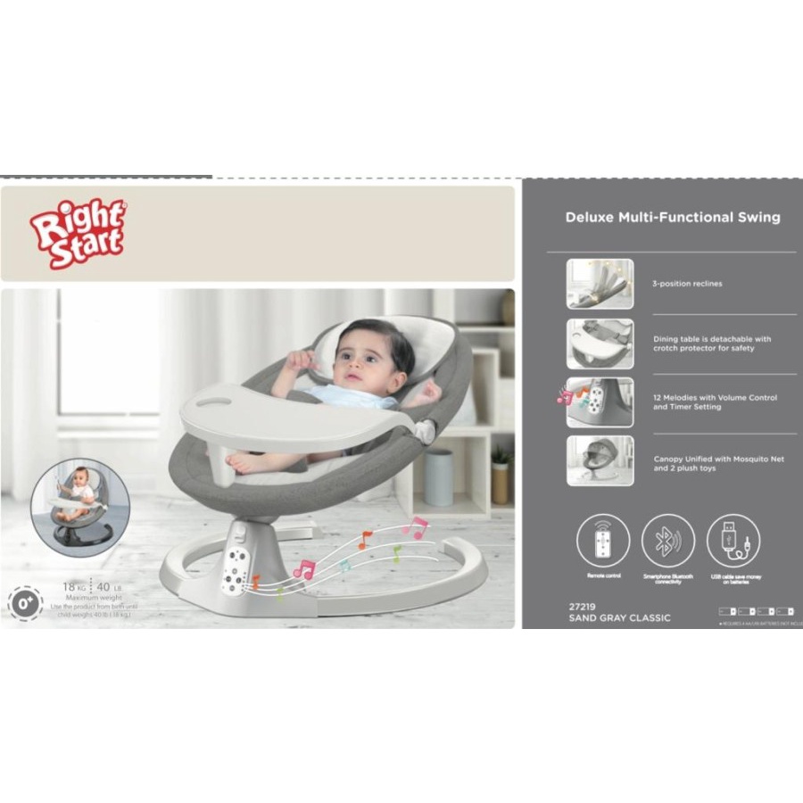 RIGHT START CUDDLY MULTIFUNCTION SWING 27219 / AYUNAN OTOMATIS