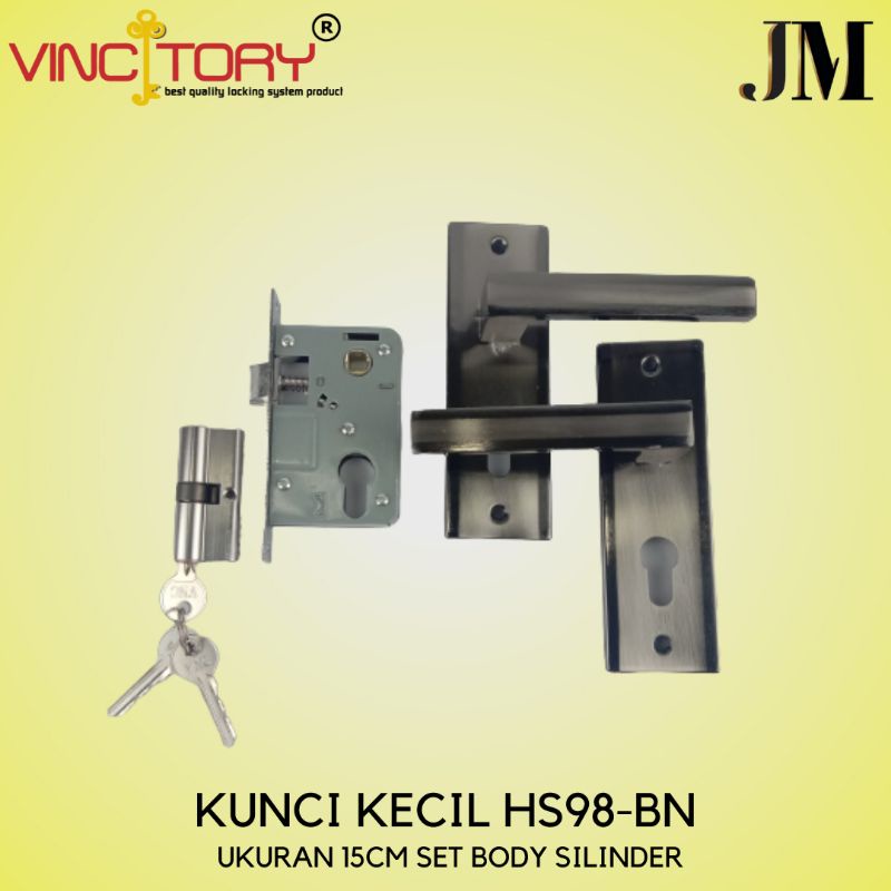 Ready Stock Kunci Pintu Rumah Handle Kunci Pintu Set Gagang Dan Body Pintu Bn/sn