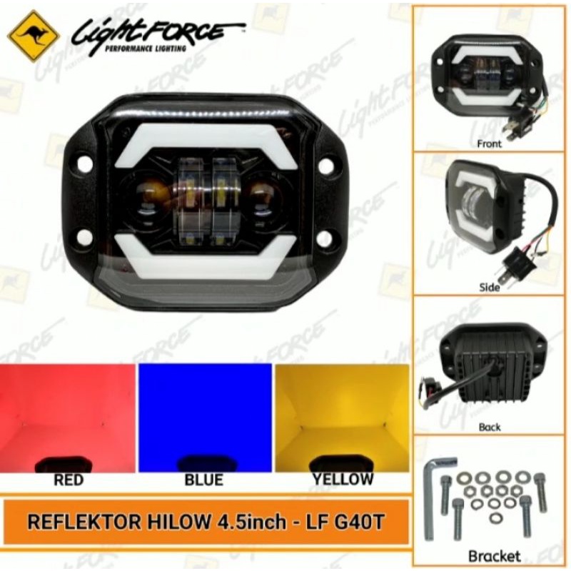 REFLEKTOR DAYMEKER CRF150 LAMPU DEPAN CRF150 CARBON NEW 2IN LED