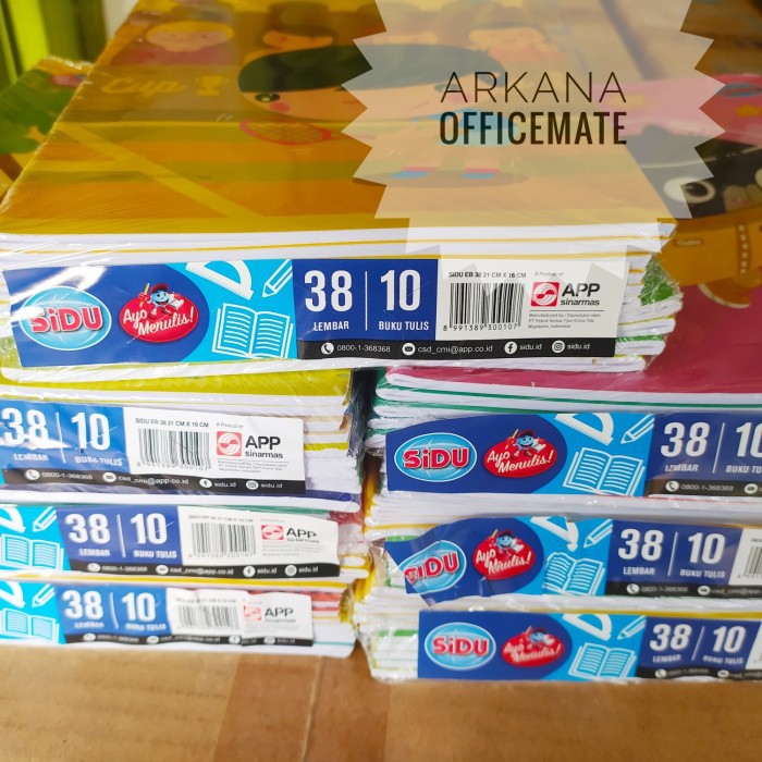 

Buku Tulis kiky 38 Per Pack isi 10