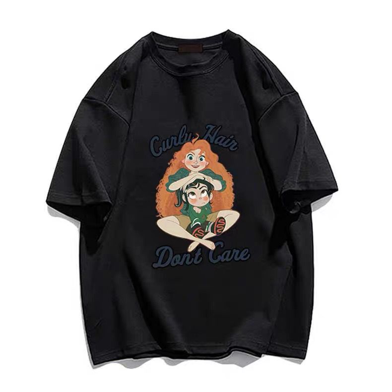 THISTLE - Oversize Tee Tshirt Wanita Model Longgar Motif RAPUNZEL