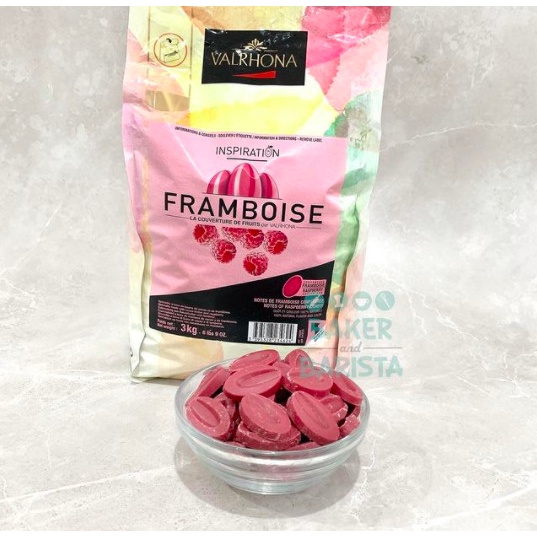 

Valrhona Chocolate Inspiration Raspberry framboise 200g Couverture