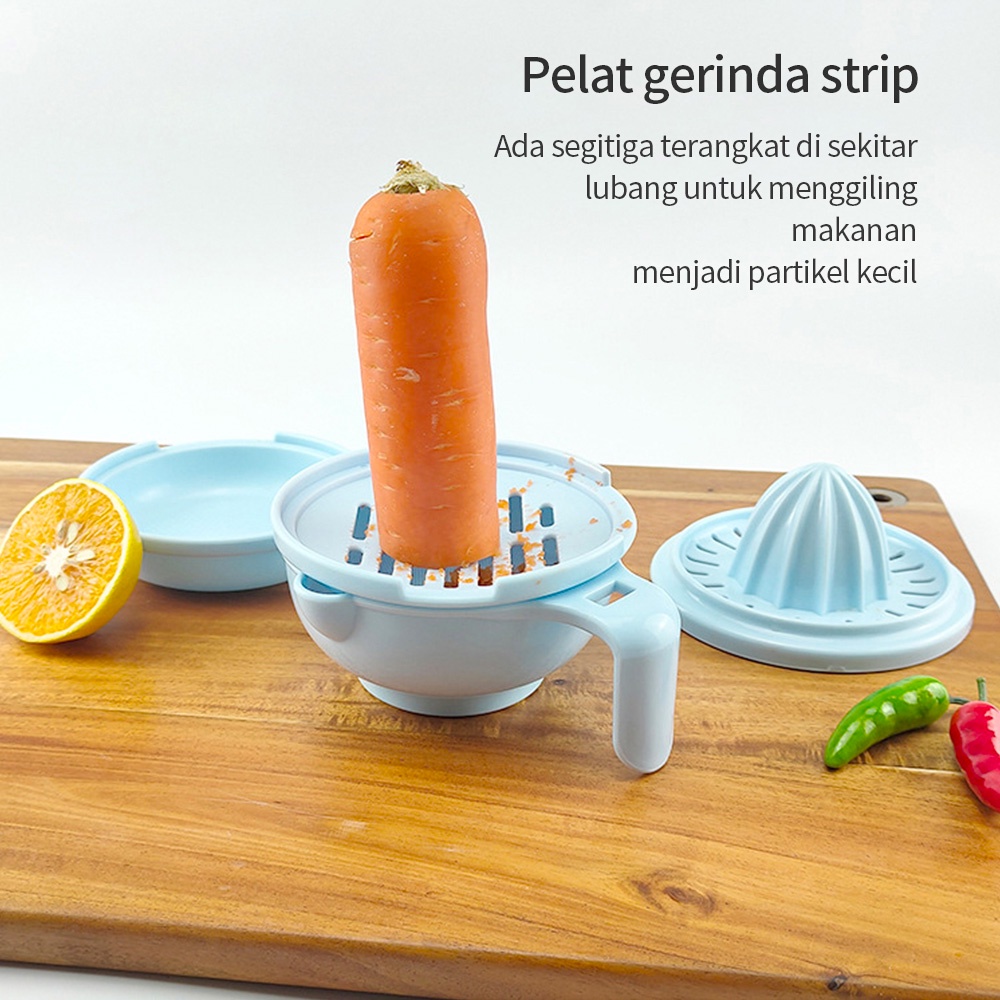 Baby food maker processor alat mpasi bayi grinding bowl saringan penghalus makanan bayi