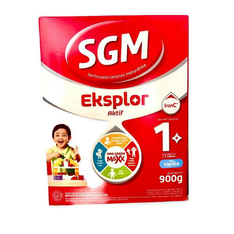 

susu sgm 1+ kemasan 900 gr/susu formula sgm 1+