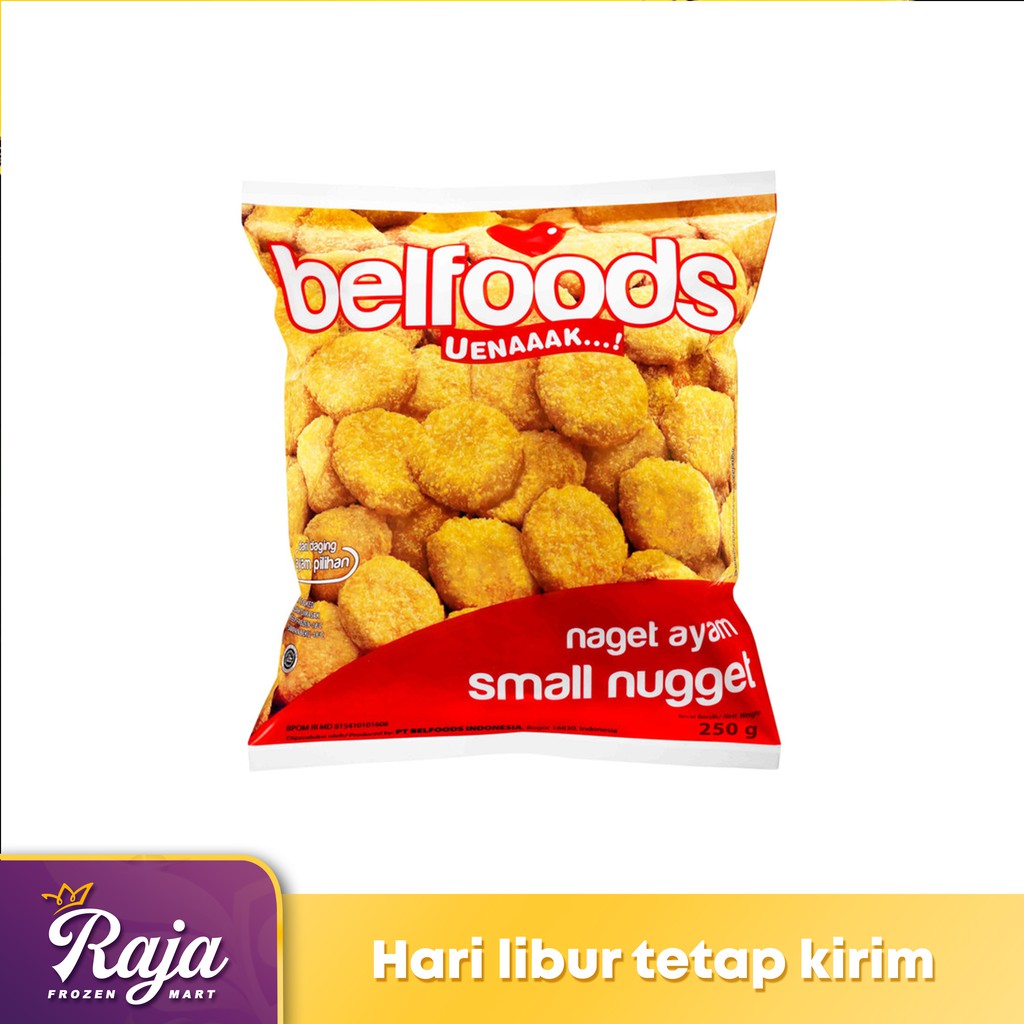 

Belfoods Uenaaak Small Nugget Ayam 250gr / Nugget / Frozen Food / Kentang Goreng / Makanan Beku