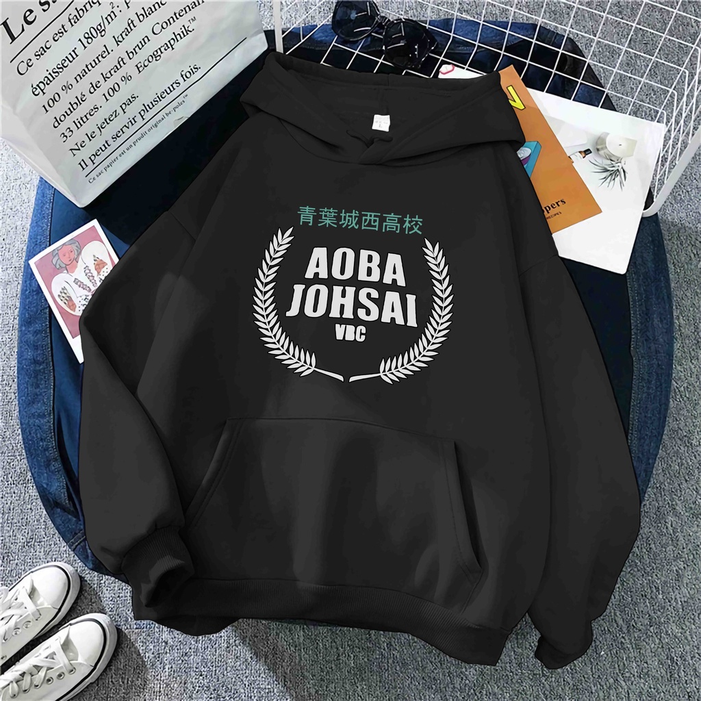 jaket hoodie AOBA JOHSAI high haikyuu hoodie anime jaket anime hoodie haikyuu