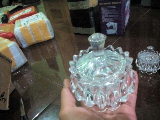 Toples Glass Canister Toples Kue Permen