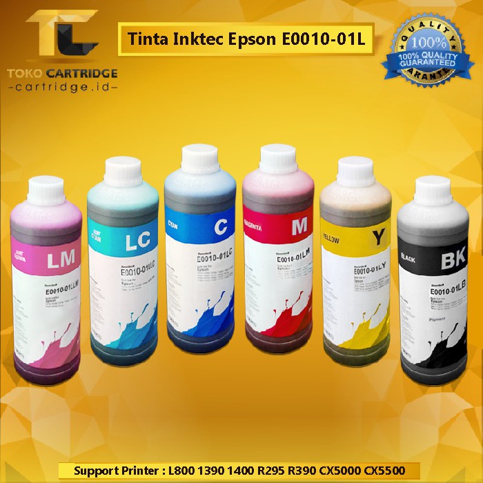 Tinta Refill Inktec E0010-01L Dye Base 1 Liter New