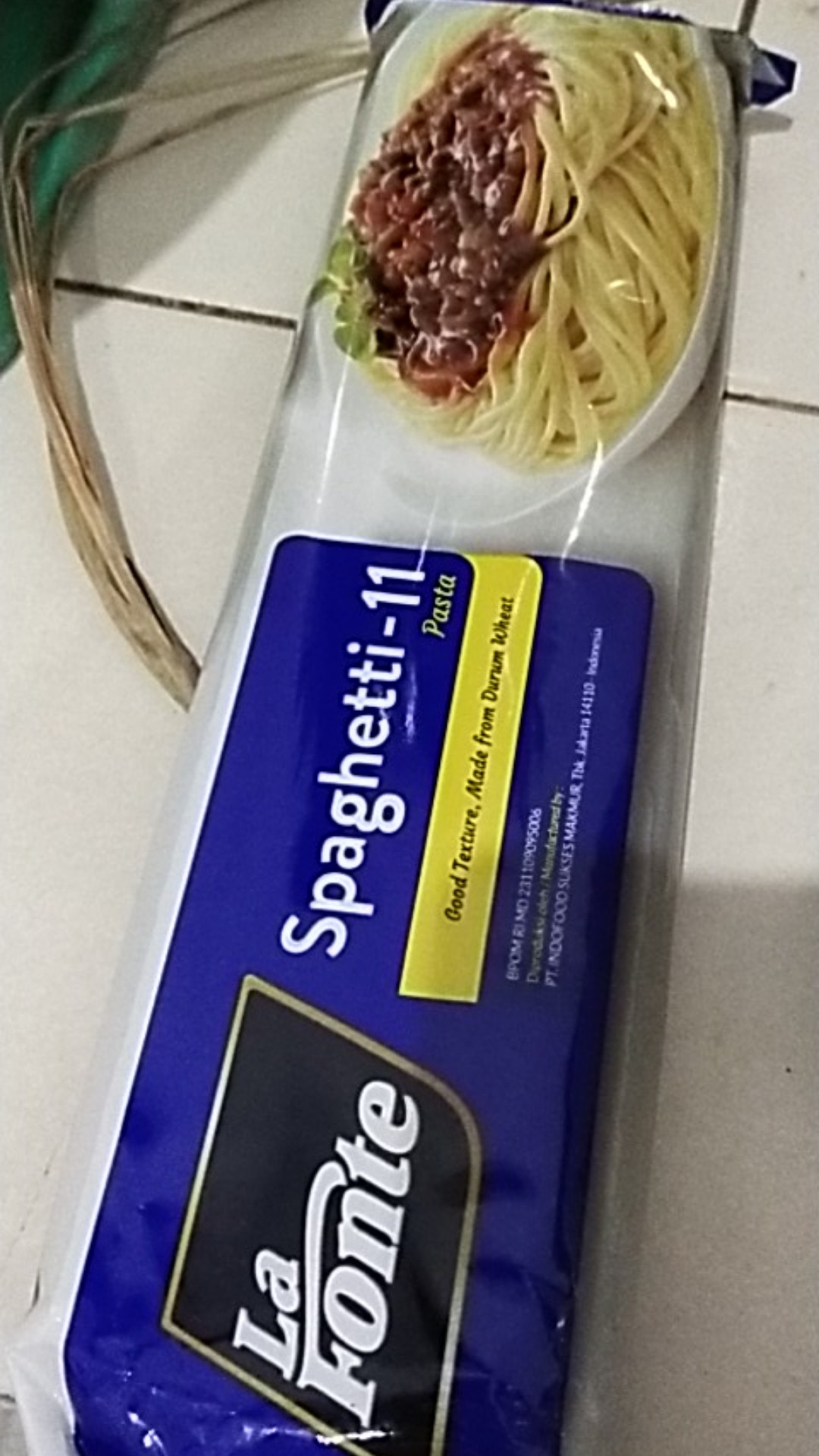 La Fonte Spaghetti 11 450gr Shopee Indonesia