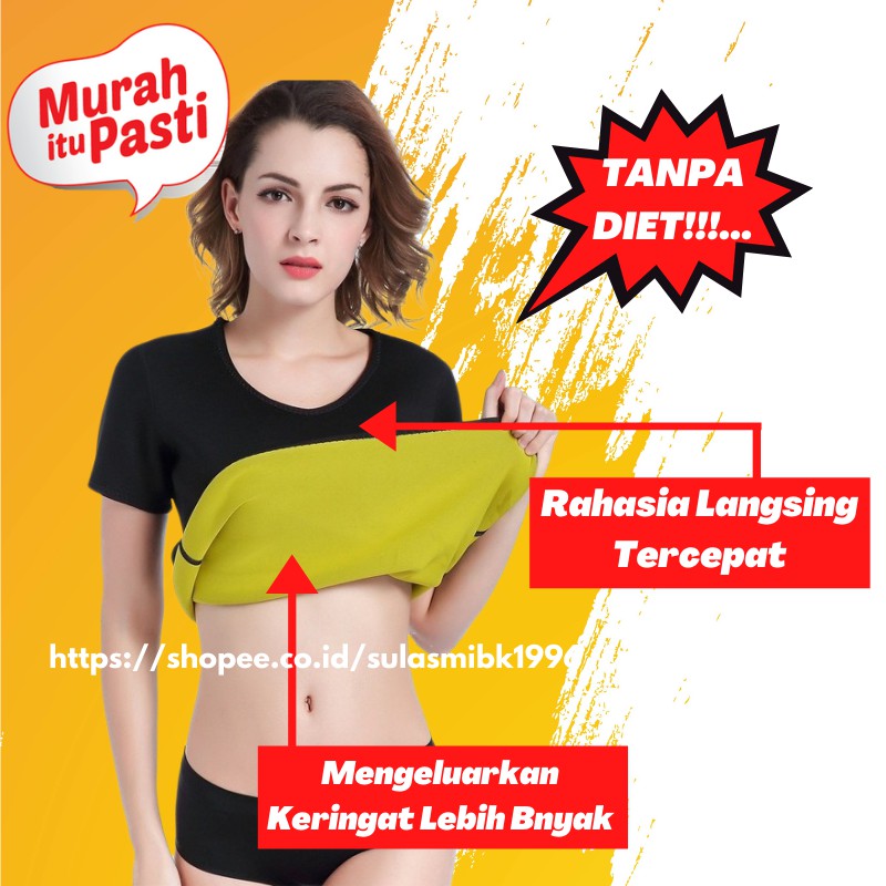 Baju Pelangsing Perut Pengecil Perut Baju Olahraga Pakaian Dalam Pembakar Lemak