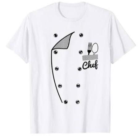 KAOS CHEF KOKI BAJU TSHIRT KERJA JURU MASAK KITCHEN FOOD