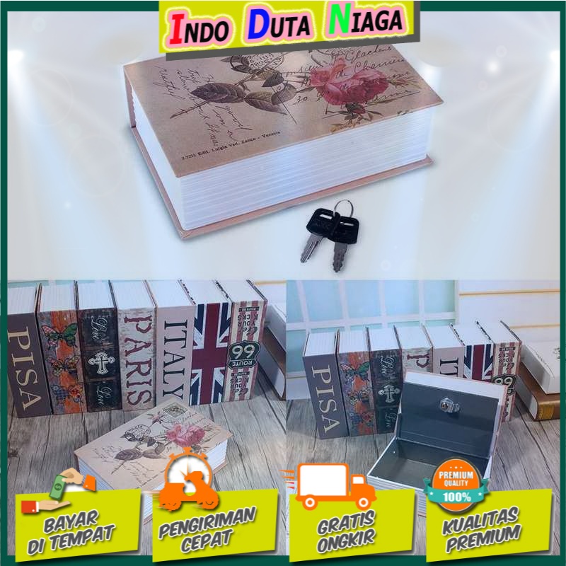 HOMESAFE Kotak Buku Novel Safety Box Hidden Storage - DHZ004