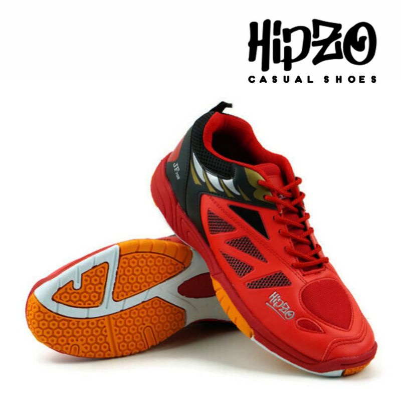 Sepatu Pria Badminton Hipzo M-048 Sepatu Olahraga Lari Senam Yoga Sneakers Original