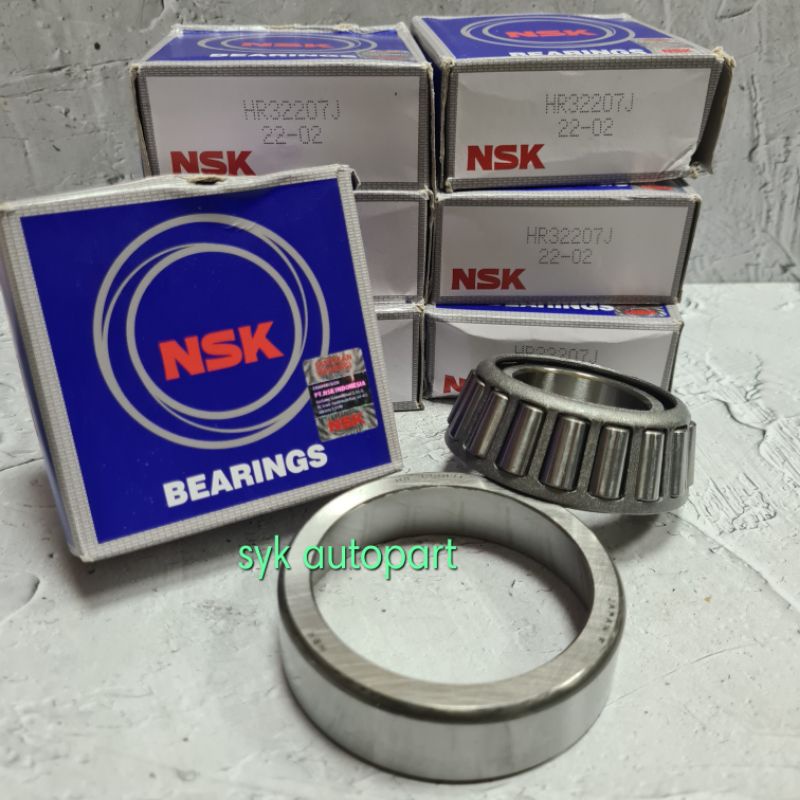 BEARING RODA DEPAN LUAR PS 120 LUBANG AS RATA 32207 J NSK ORI JEPANG