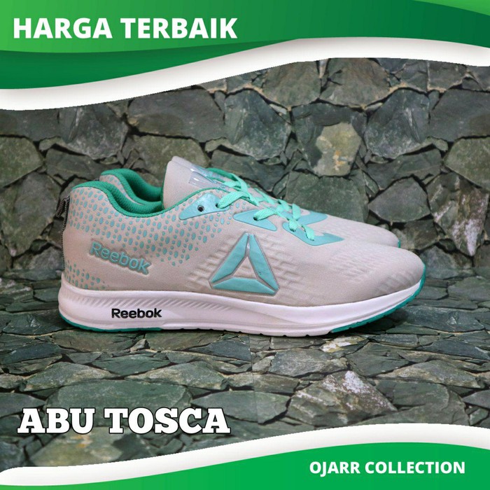 Sepatu Sneakers Reebok Running Untuk Senam Zumba Wanita Perempuan - Pink Putih, 37