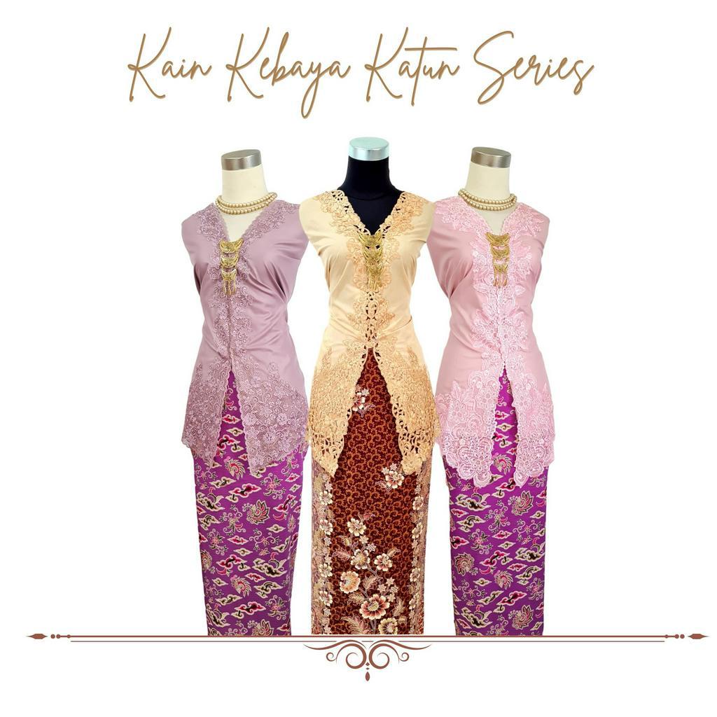 Pusat Bordir Tasikmalaya - Bahan Kebaya Bordir Katun Premium Kebaya Encim Motif Flower Krancangan