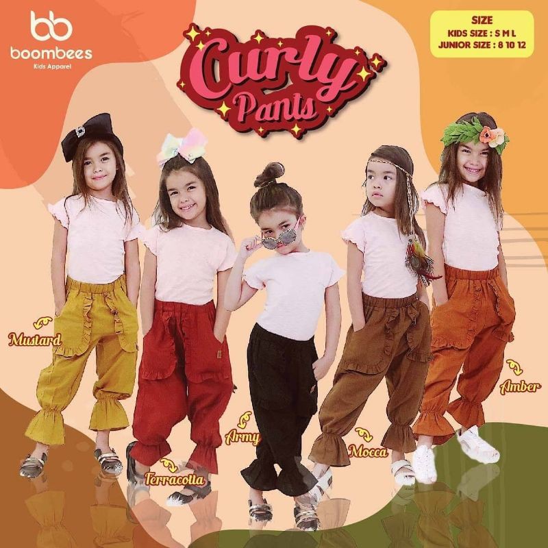 curlypants boombees SML6810