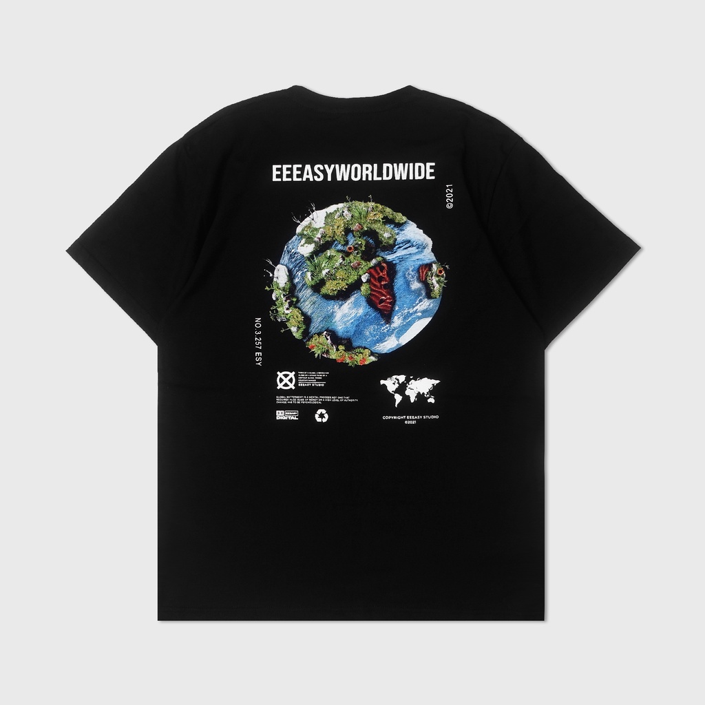 Eeeasy T-Shirt Worldwide Black