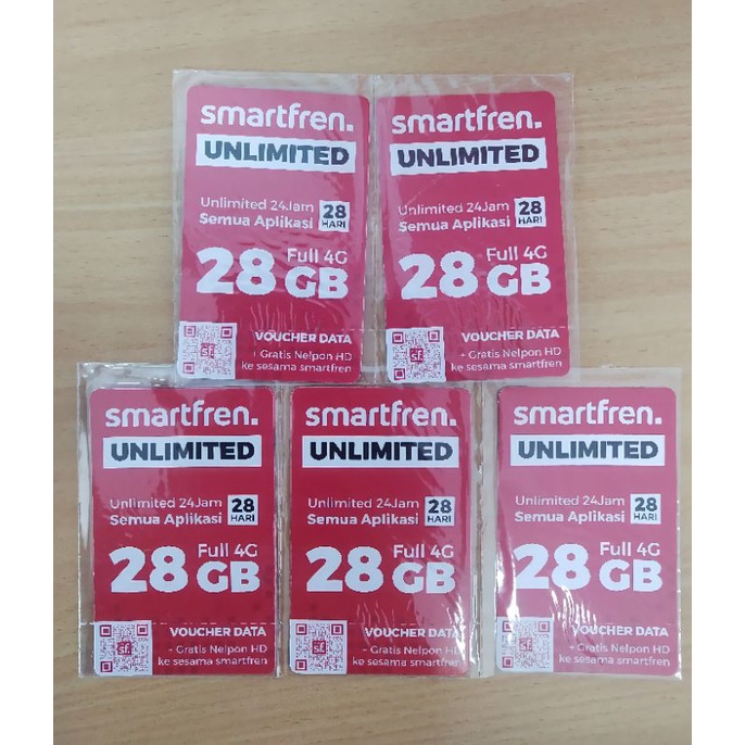Voucher Smartfren Unlimited MAXI 28 Hari FUP 2GB/Hari (Gratis ongkir)