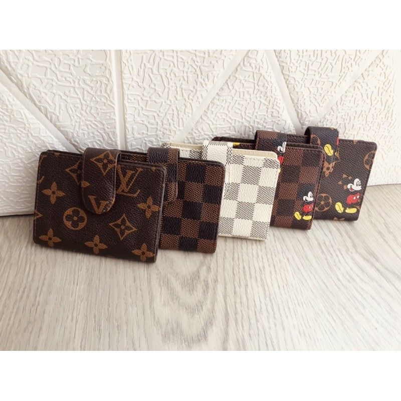 Dompet Kartu LV Dompet Kartu Import Kancing 14 Lembar