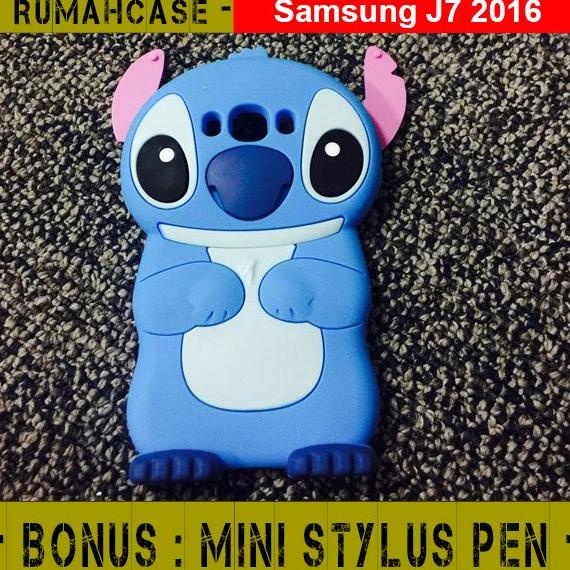 Samsung J7 2016 J710 STITCH 3D Cute Case Karakter silicone Casing Lucu Segera Dapatkan