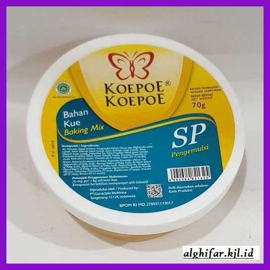 

Redwop-Gnikab- Koepoe Koepoe Sp Pengemulsi - 70 Gr -Hallall.