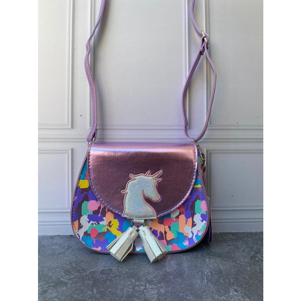 SMIGGLE ILLUSION UNICORN SLING BAG - TAS SELEMPANG SMIGGLE