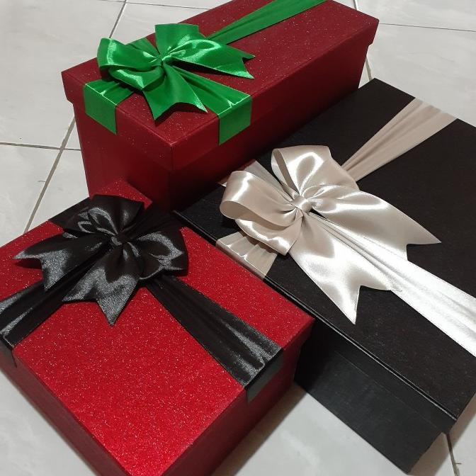 

[COD] Box Custom Ukuran Dan Warna Pita Kotak Hadiah Spesial Cantik [COD]