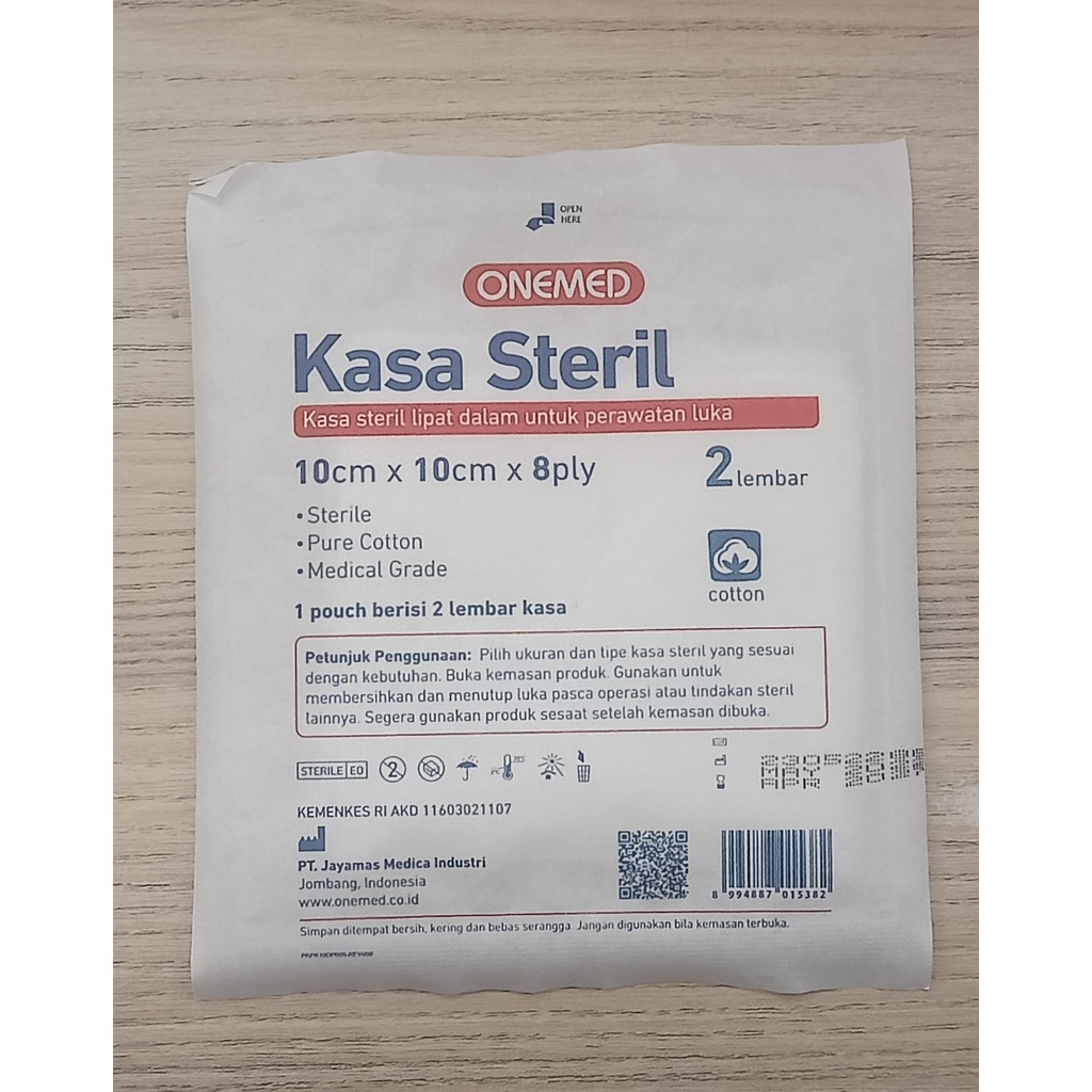 Kasa steril onemed 10 x 10 cm isi 2