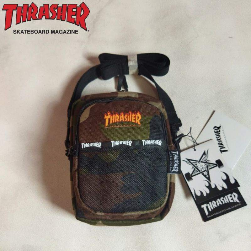 slingbag Thrasher - camo army - ori impor BNWT