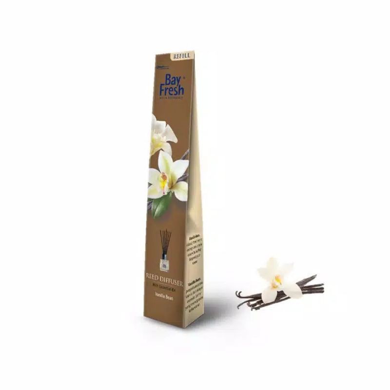 Bayfresh reed diffuser pengharum ruangan regular refill / fragrance aromatic sakura coffee lavender vanilla yuzu-4