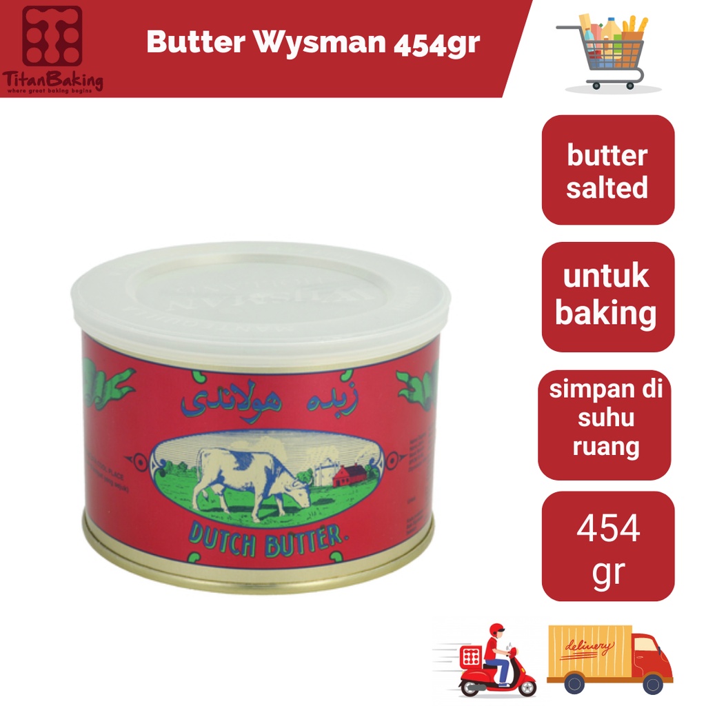 

Butter Wysman 454 Gram / Butter Merk Wysman