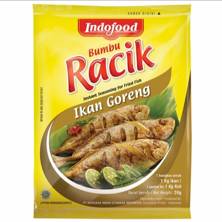 

Indofood bumbu racik ikan goreng