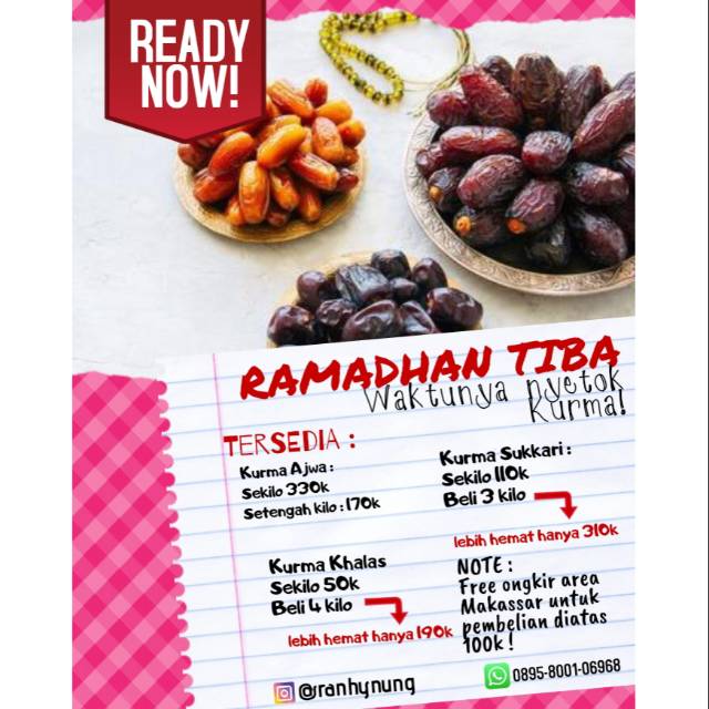 

Kurma ajwa sukari khalas