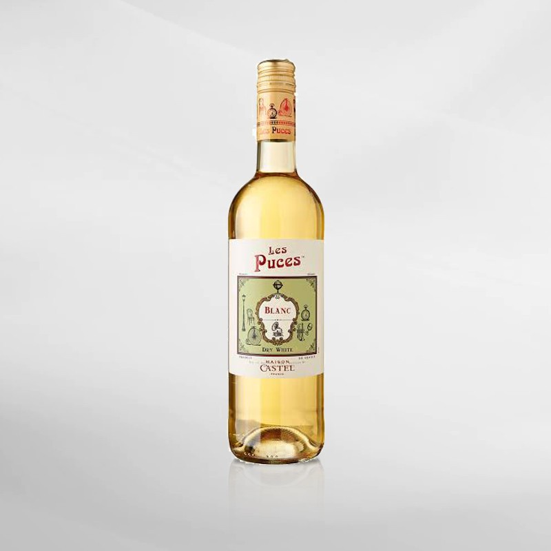 Maison Castel Les Puces Dry White 750 Ml ( Original &amp; Resmi By Vinyard )