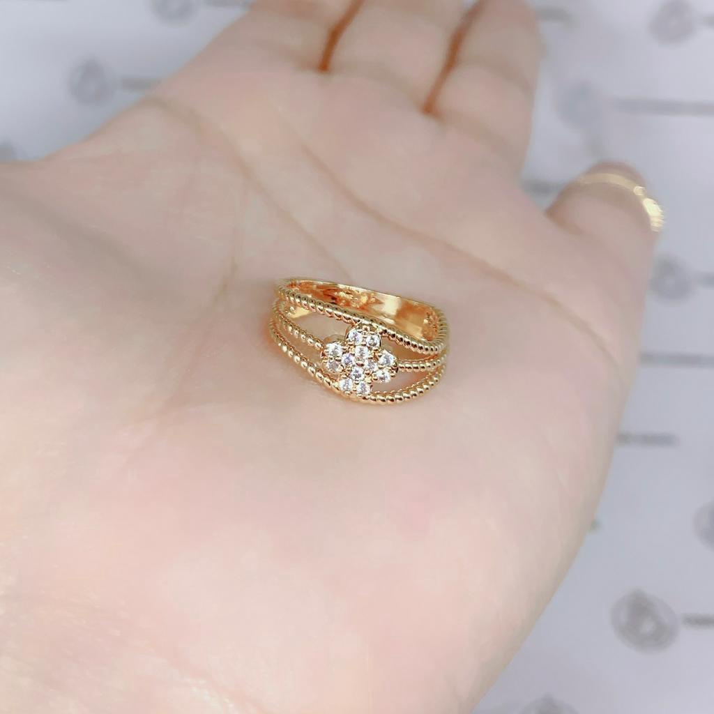 Cincin Anak Perempuan Xuping Gold Permata Kotak *01