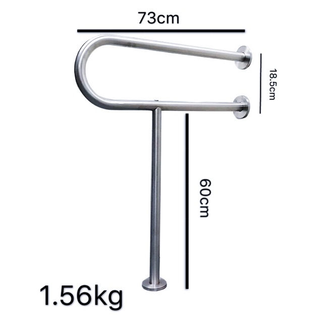 Pegangan cacat Toilet safety closet grab bar kamar mandi murah stainless steel untuk orang tau cacat