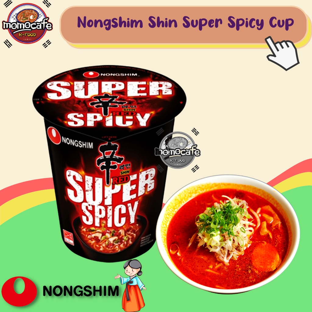 Jual Nongshim Shin Red Super Spicy Cup 68g Mie Cup Super Pedas Korea