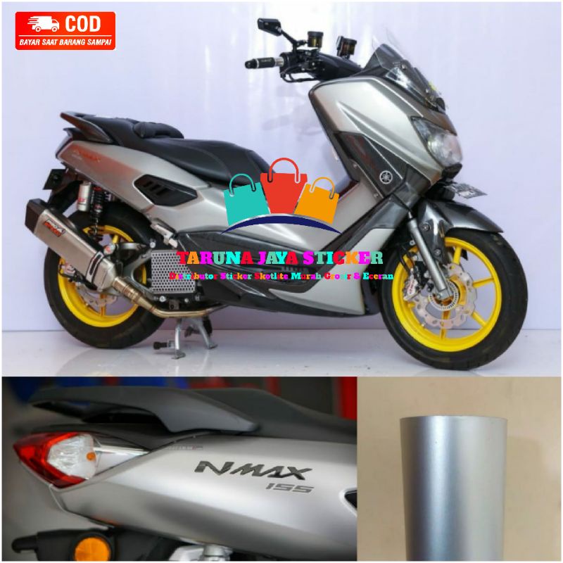 sticker skotlet metalic chrome doff silver Infinity skotlet motor krom metalic doff skotlet motor