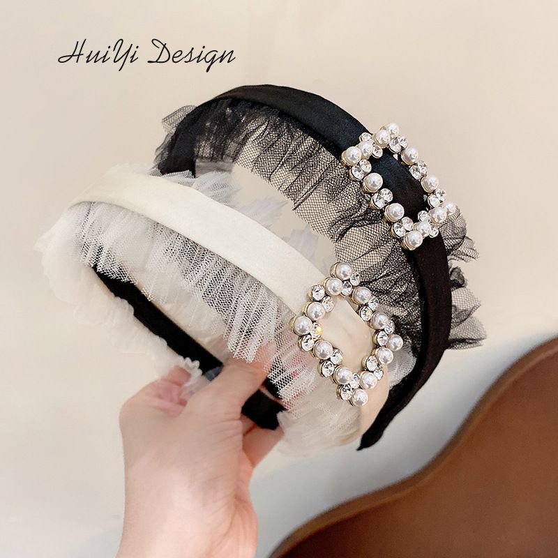 bando wanita premium elegan victoria mutiara klasik